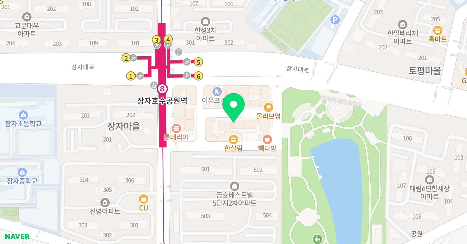 신봉화태권도 위치