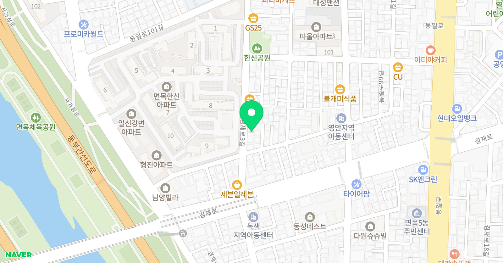 하얀 미술교습소 위치