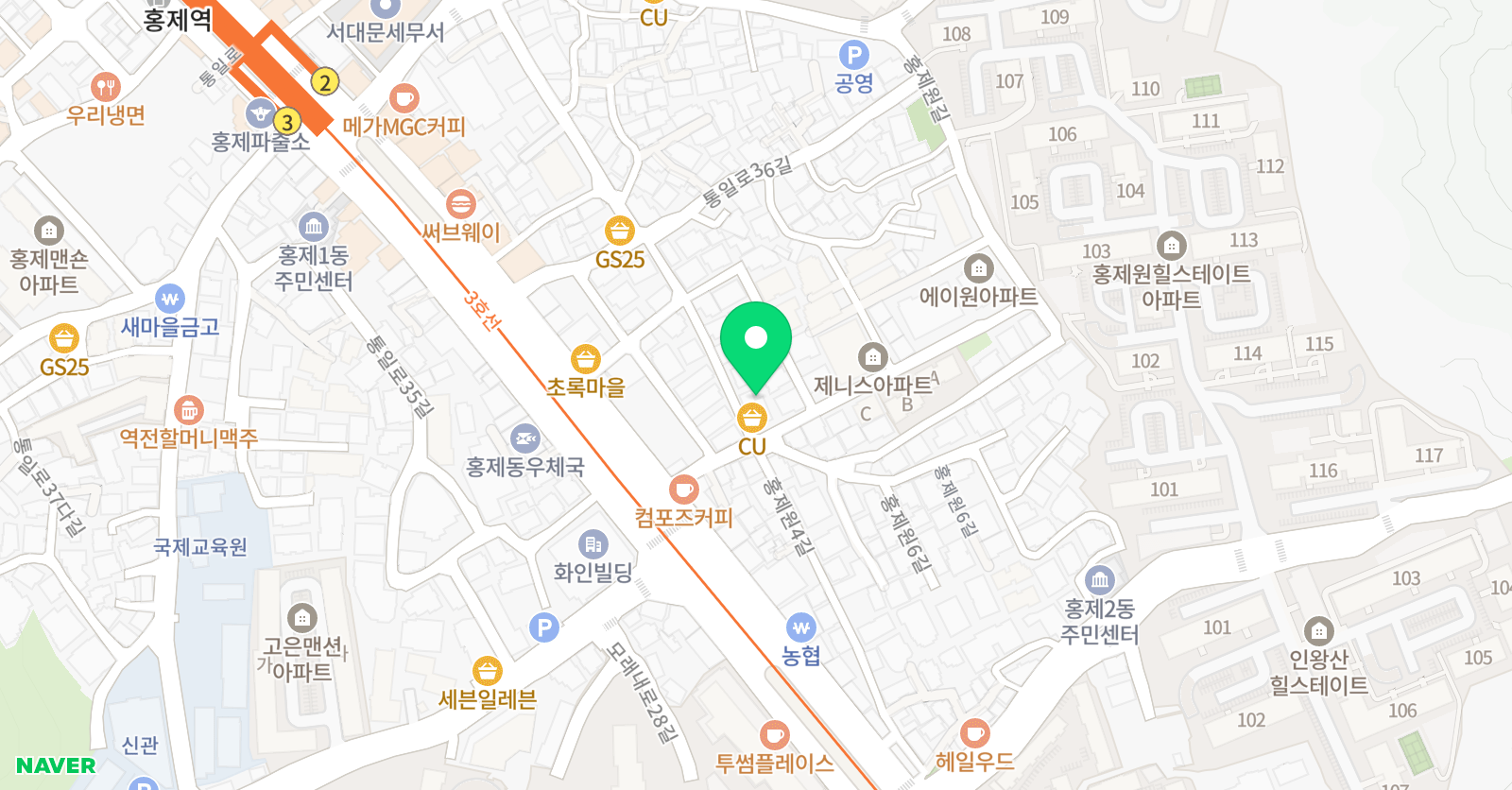 서수희스파르타 수학학원 위치
