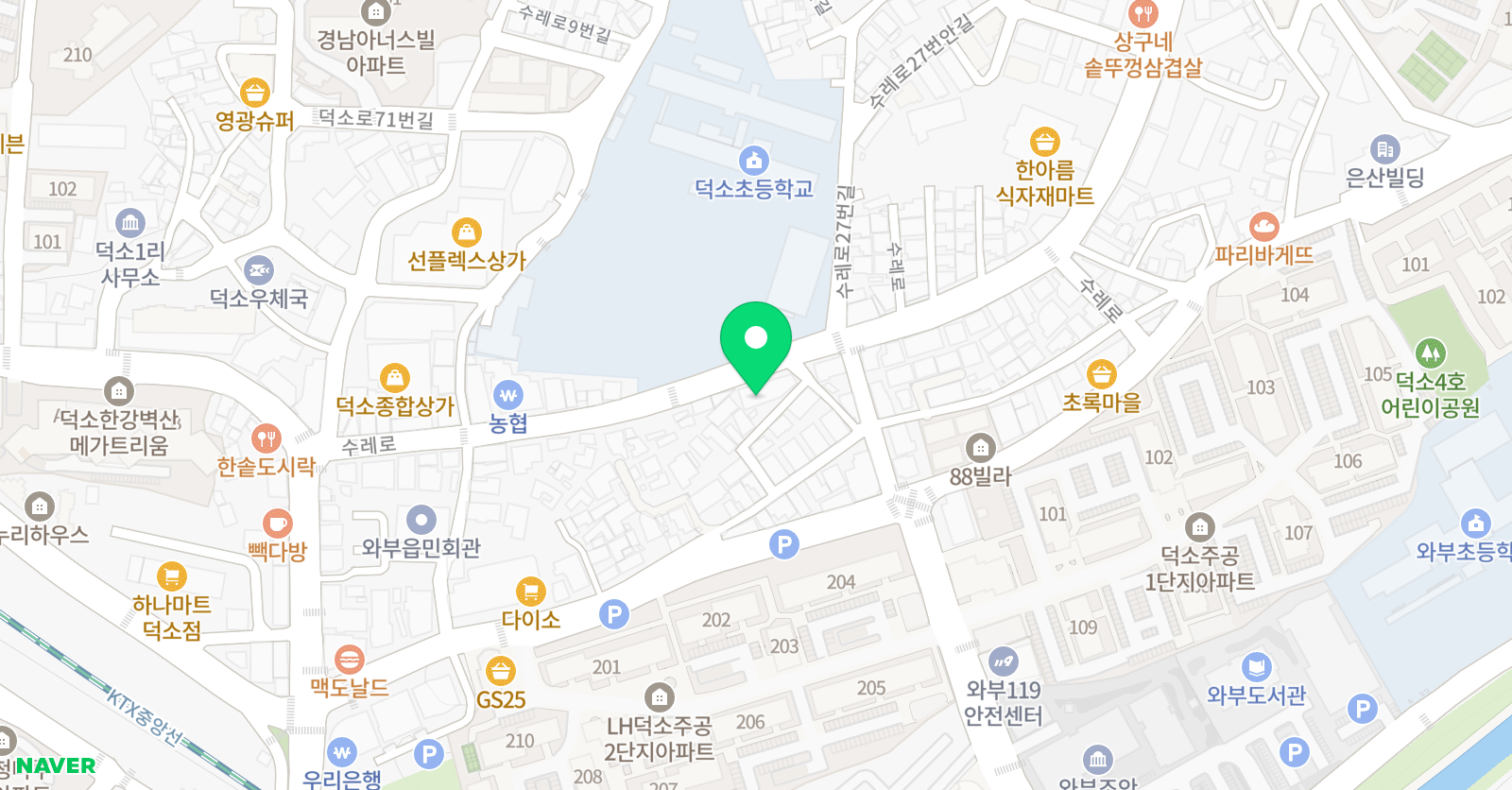 세계탑플러스 보습학원 위치