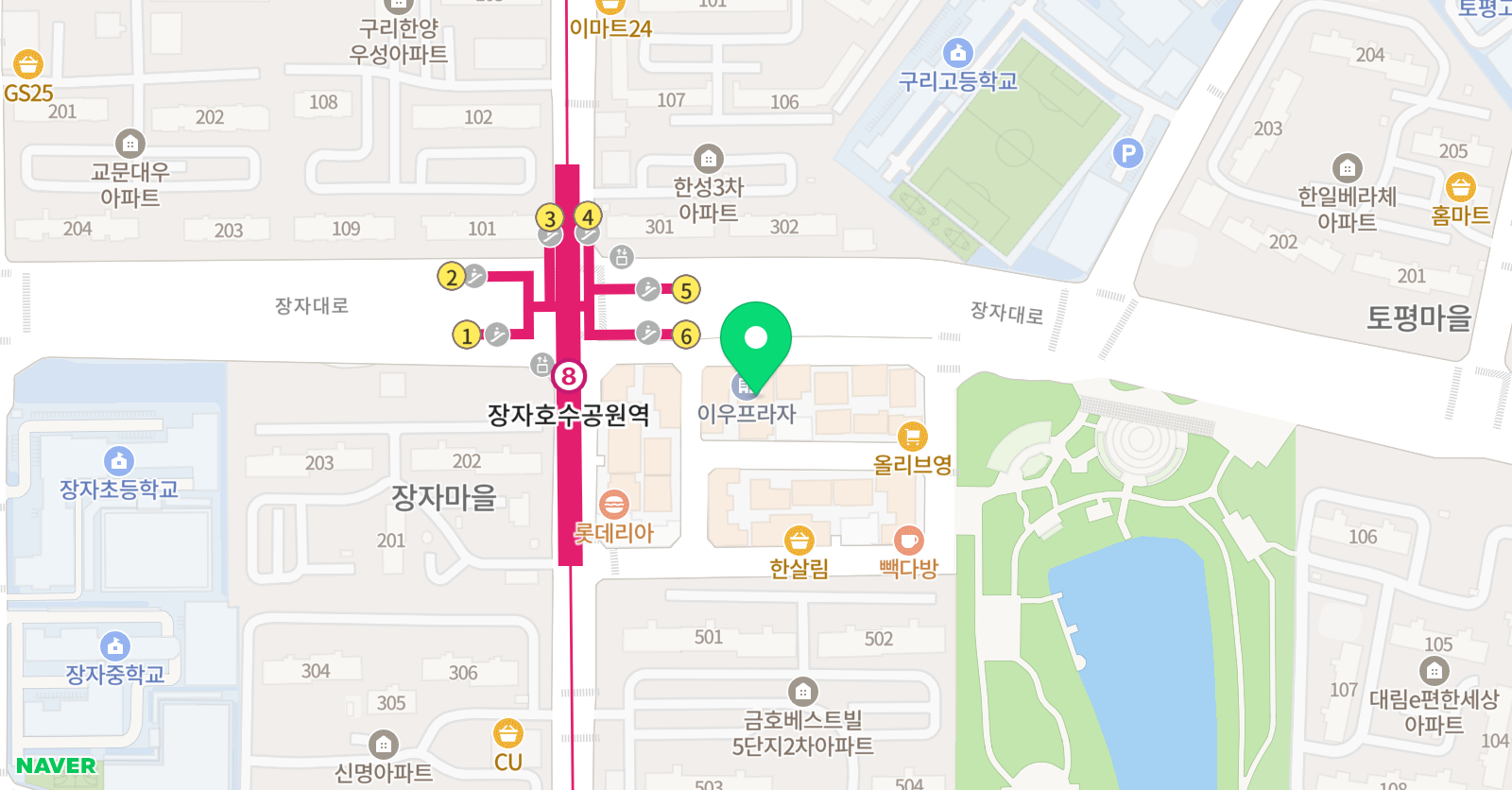 대교 하이캠퍼스 장자학원 위치