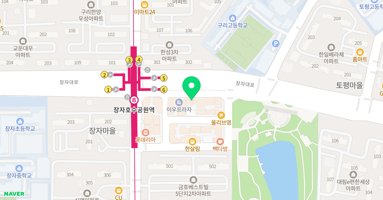 블레싱 영어학원 위치
