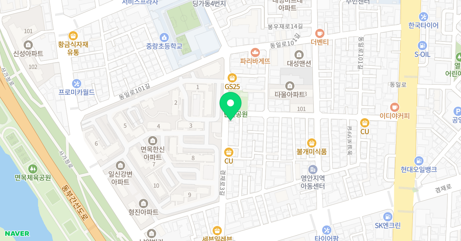 꿈샘 피아노 위치