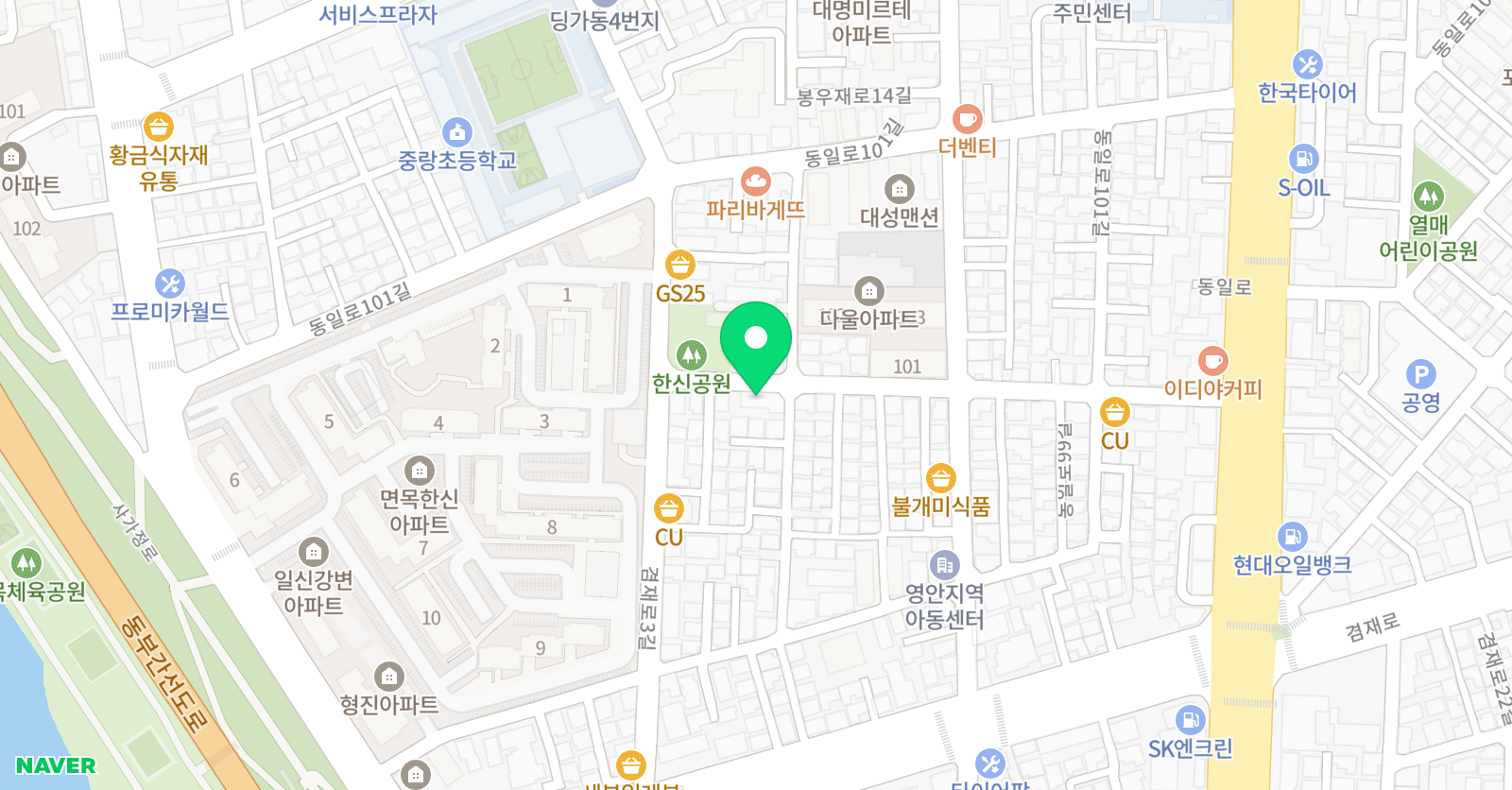 에덴 음악미술학원 위치