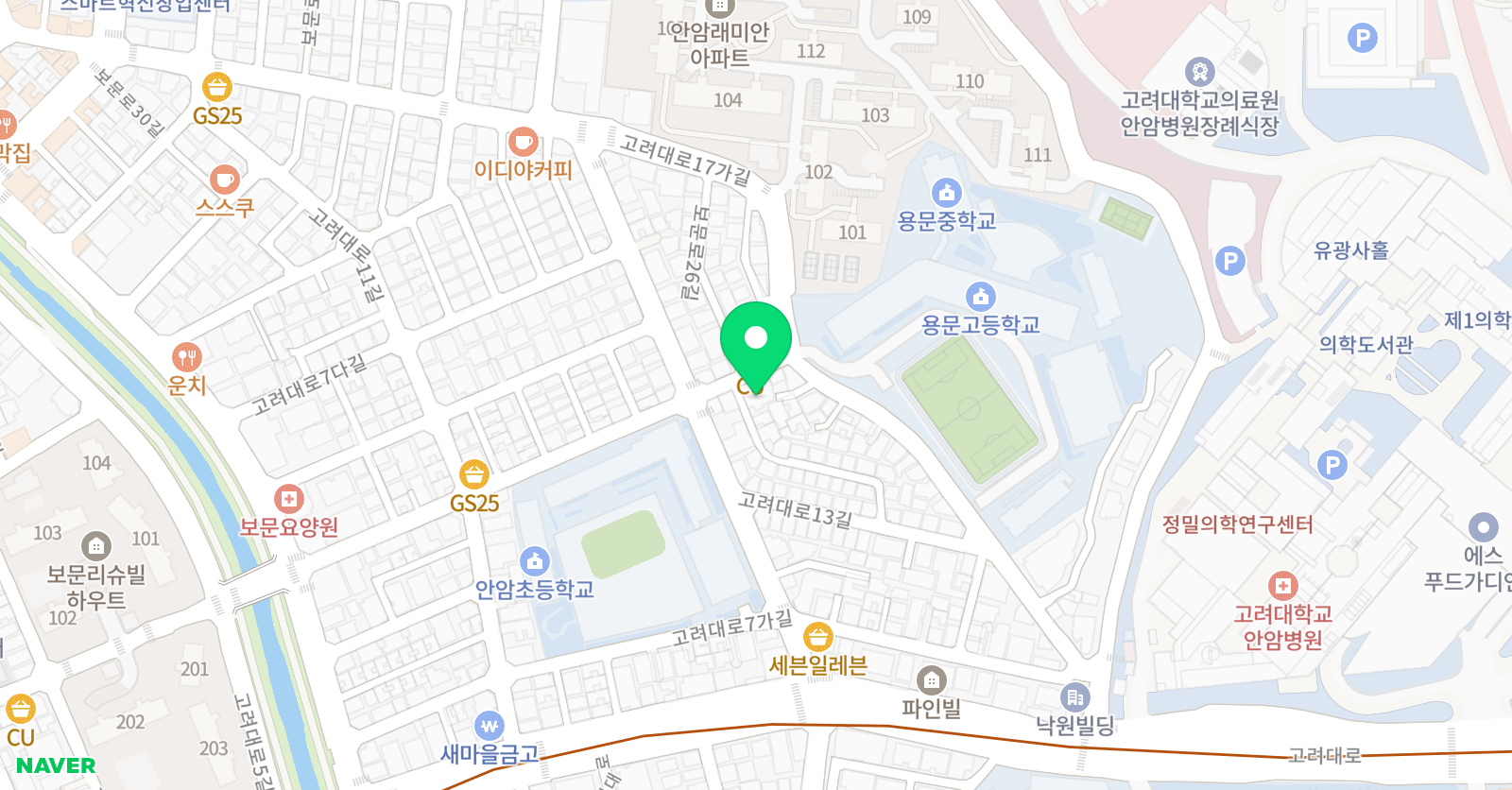 김샘 (KIM'S) 영어 센터 위치
