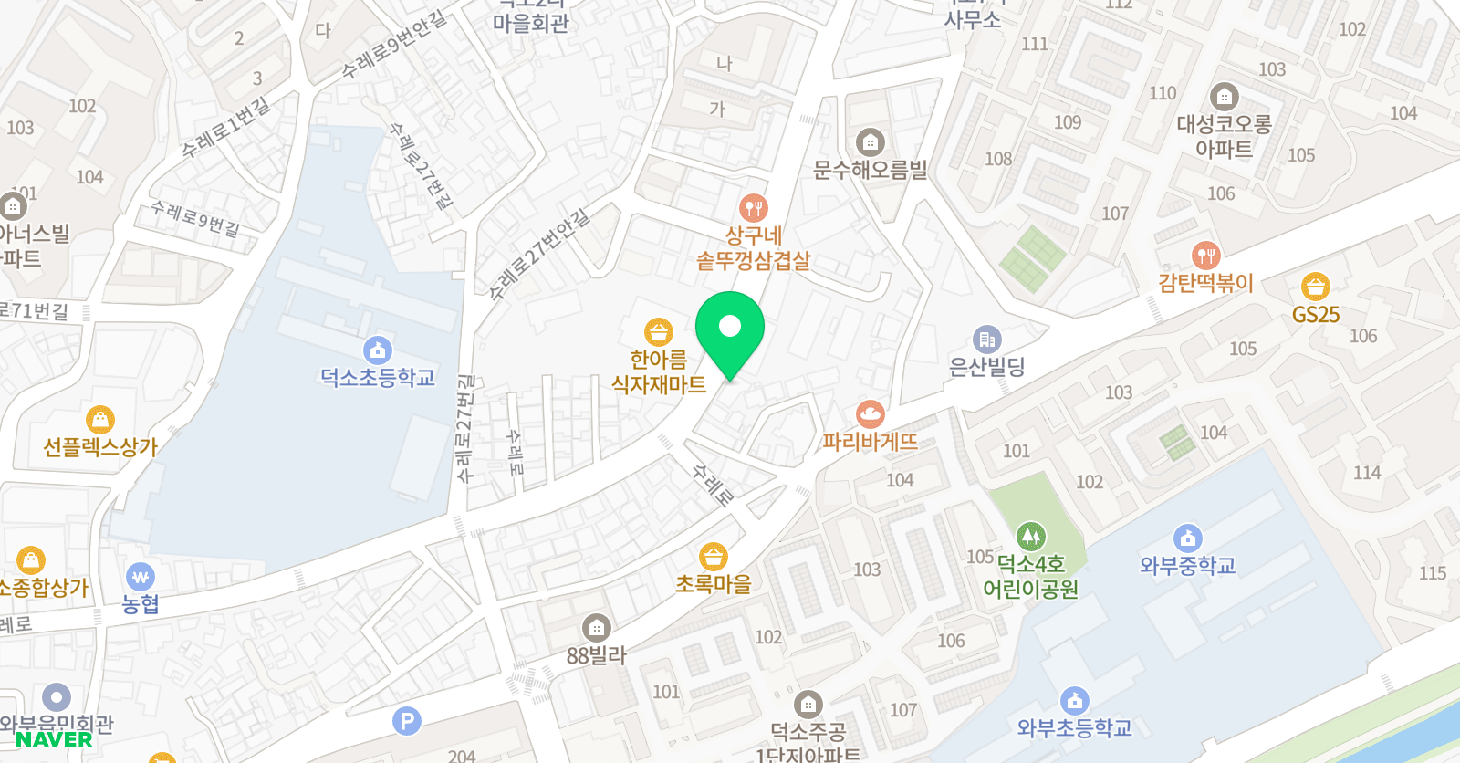 OUI 실용음악학원 1관 위치