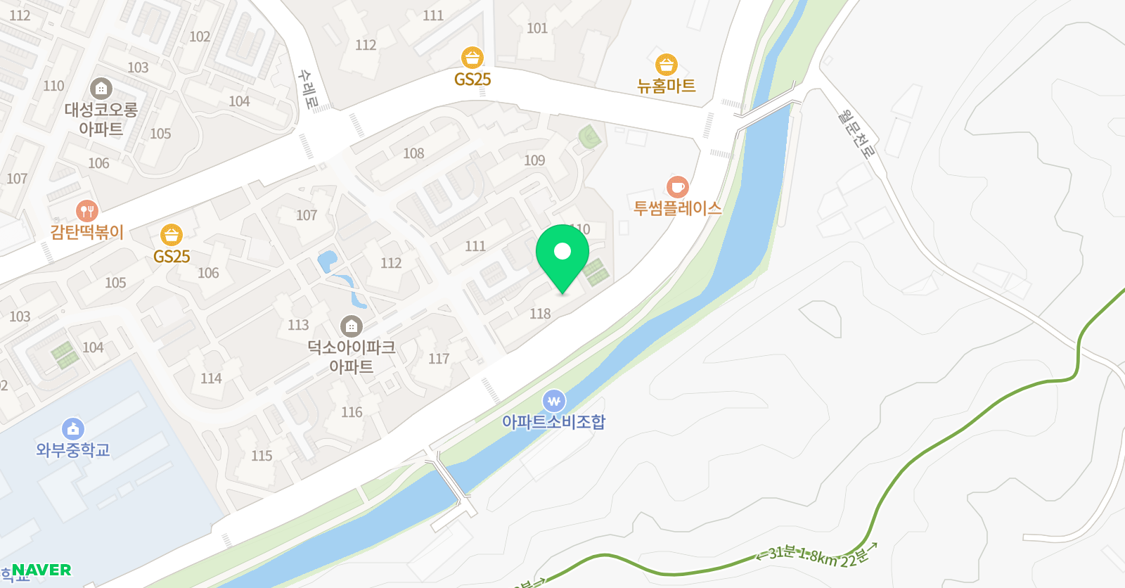 Gina쌤 영어교실 위치