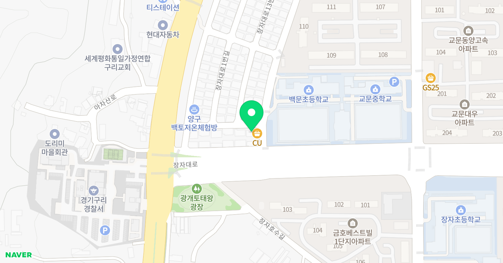 삼성 영어셀레나 백문학원 위치