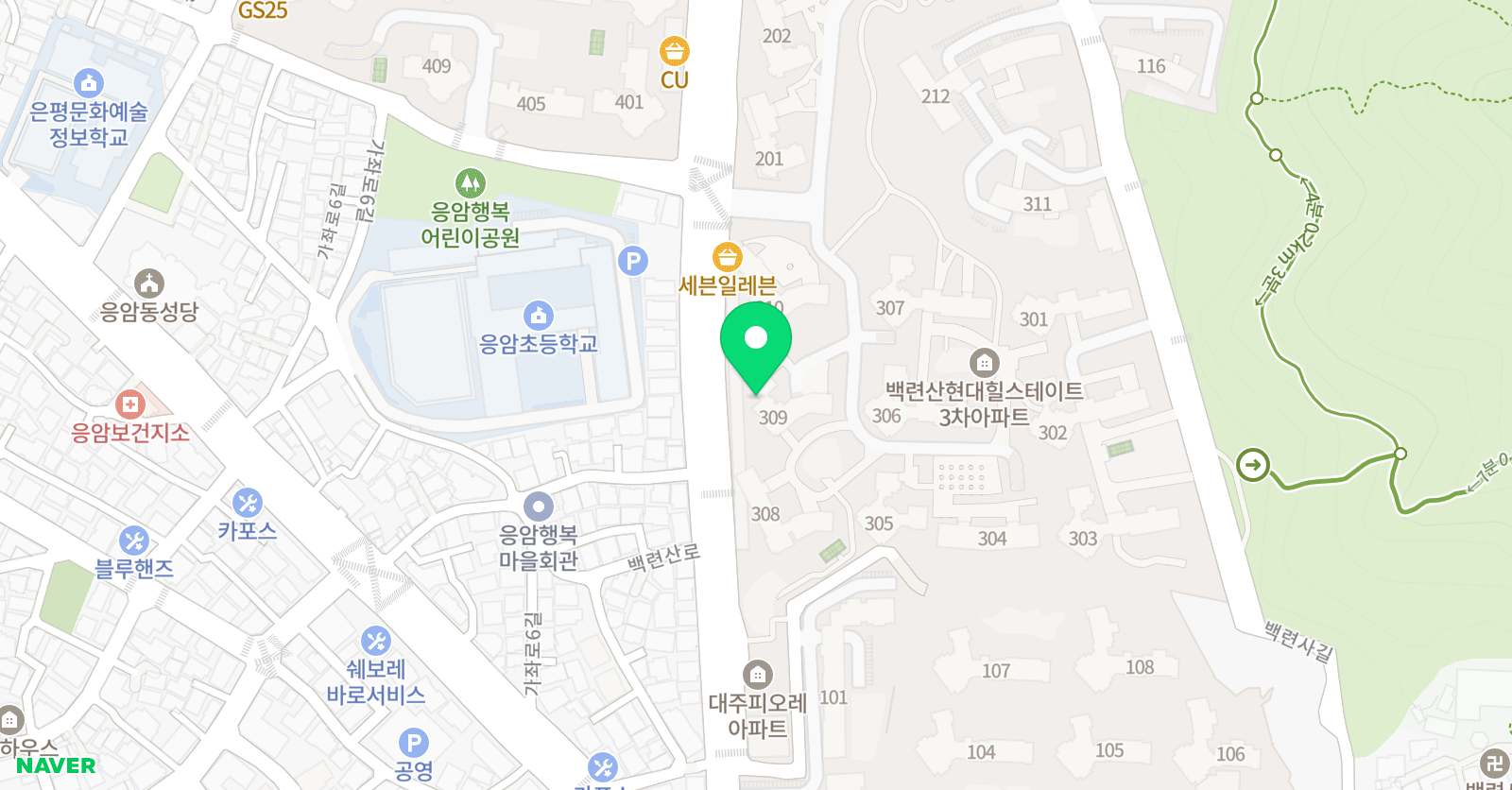 뮤엠 영어학원 위치