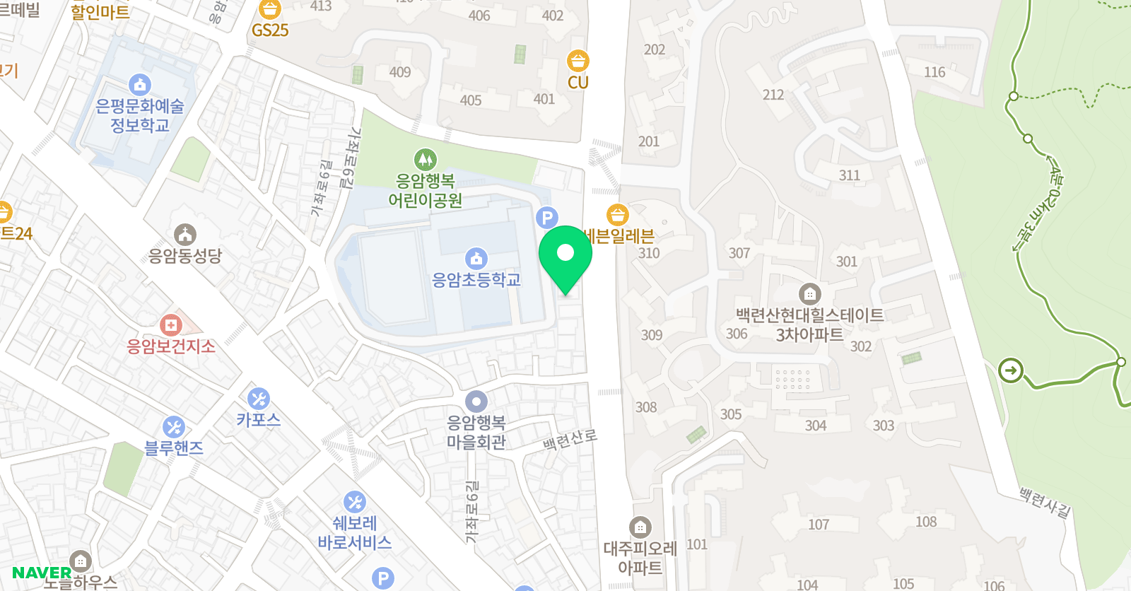 별하 학원 위치