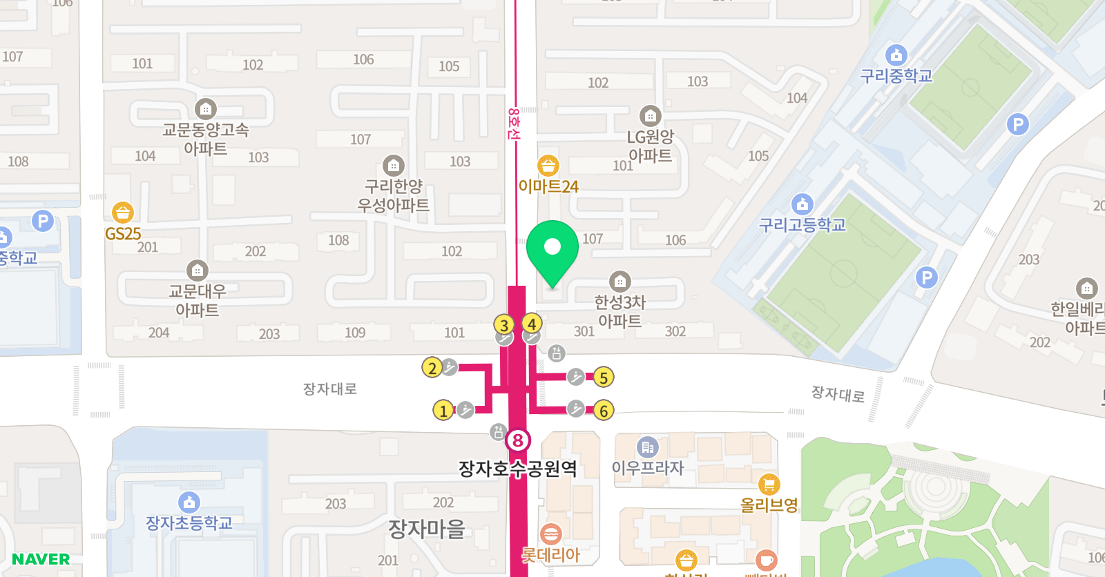 솔루니 장자교습소 위치