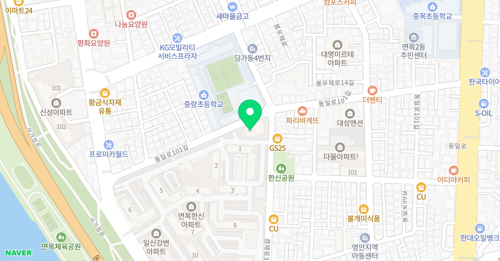 한주연 무용학원 위치