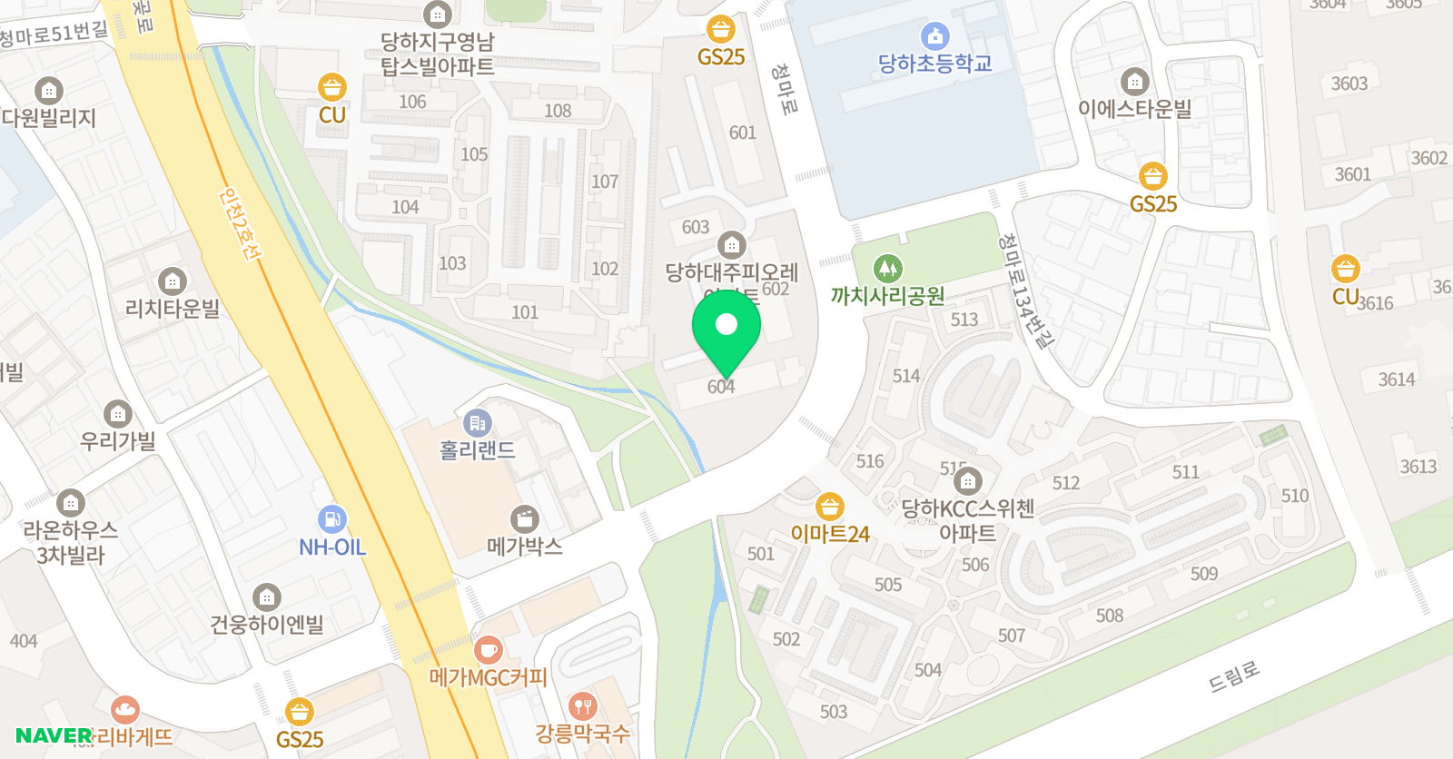 짱쌤 홈스쿨 위치