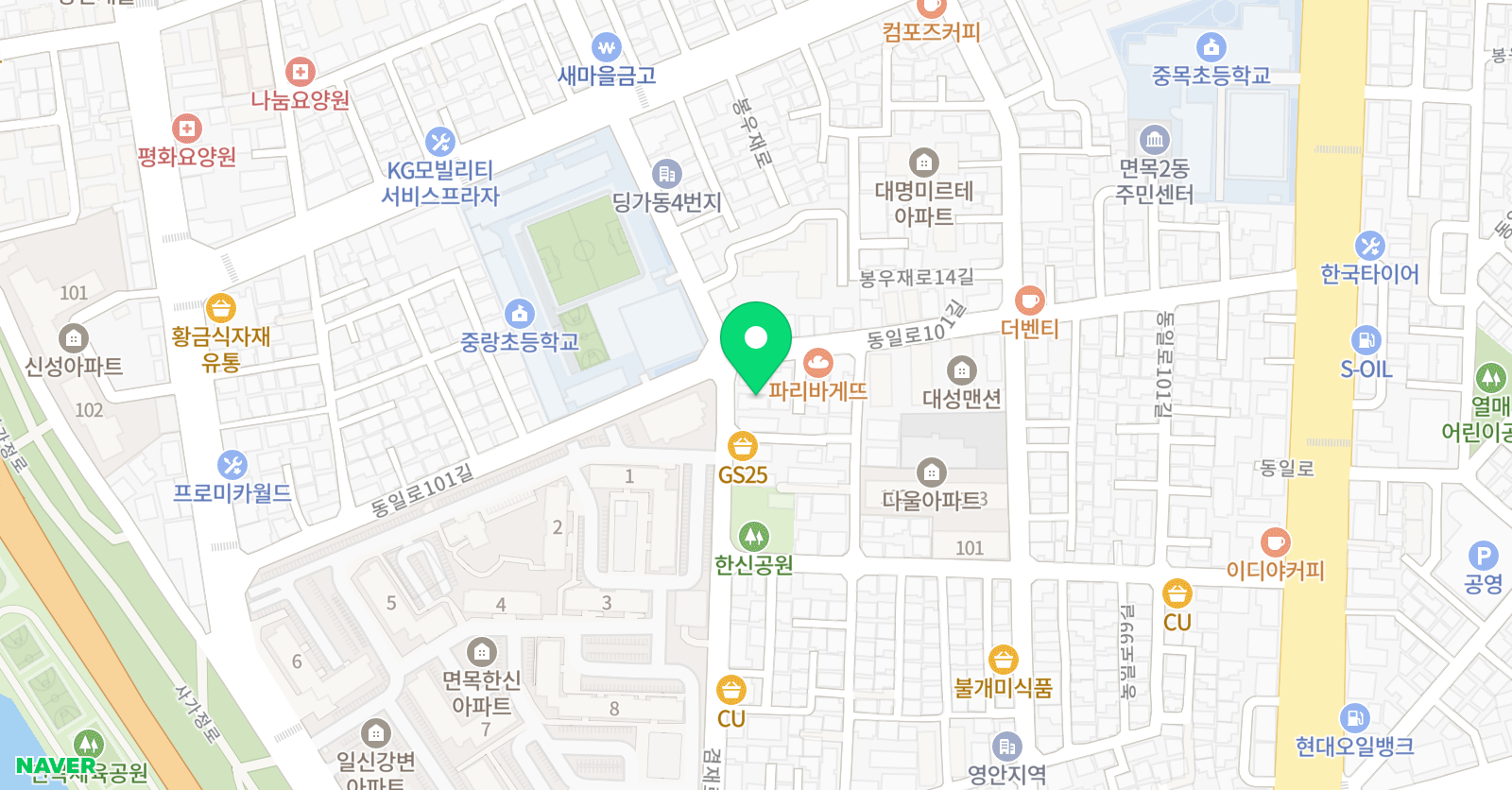맥코칭 학원 위치