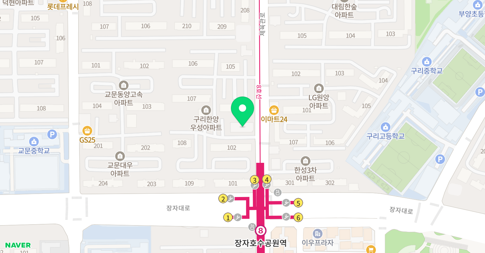 백문 학원 위치