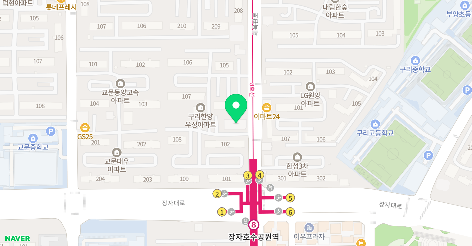 교문유니팝미술교습소 위치
