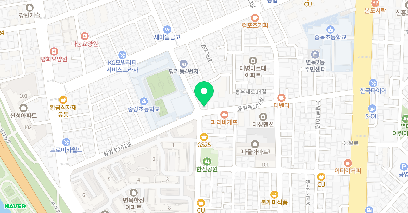 초석 학원 위치