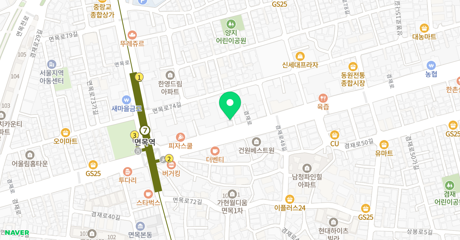 라라 음악학원 위치