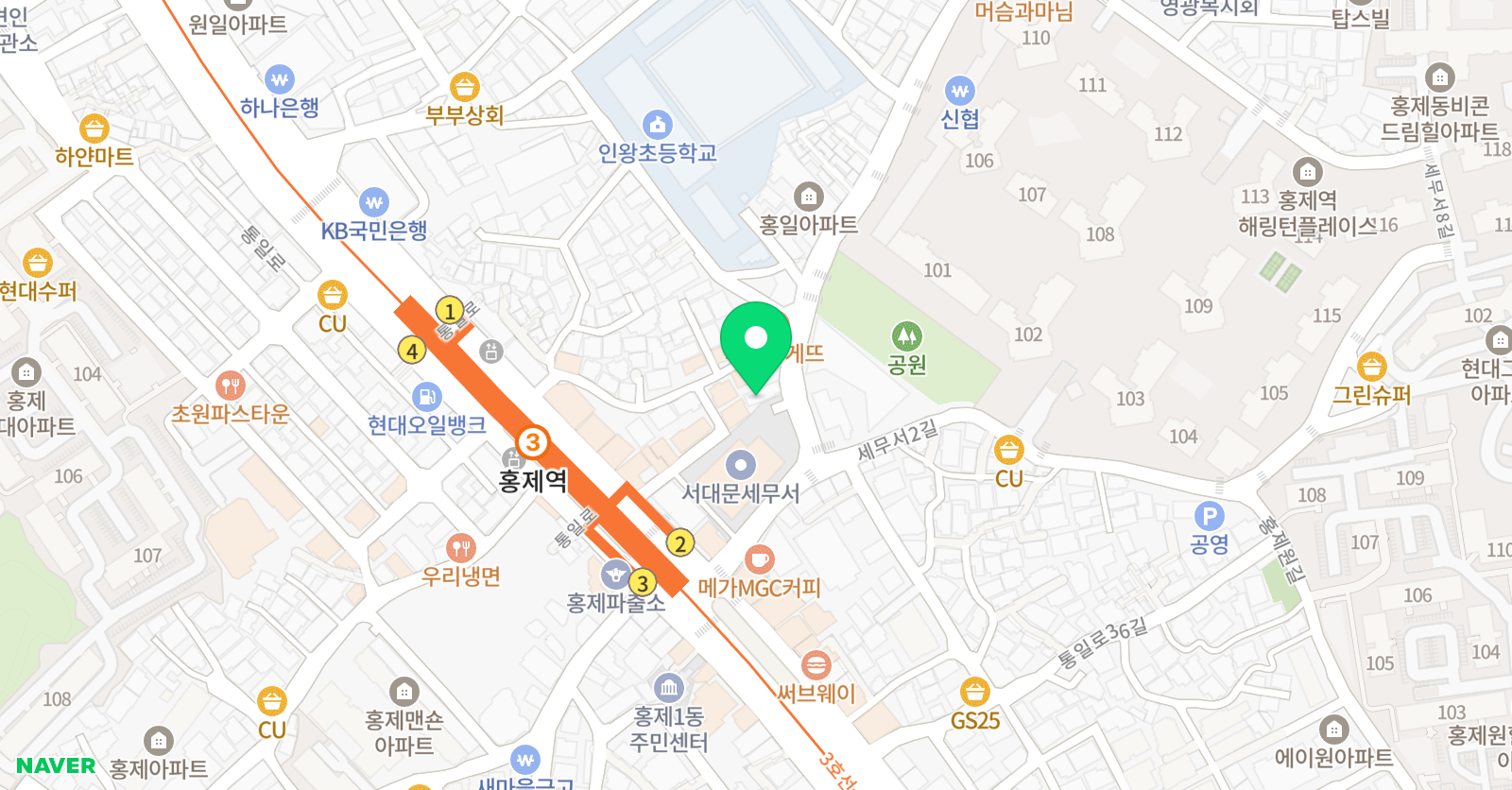 수현 영수전문학원 위치