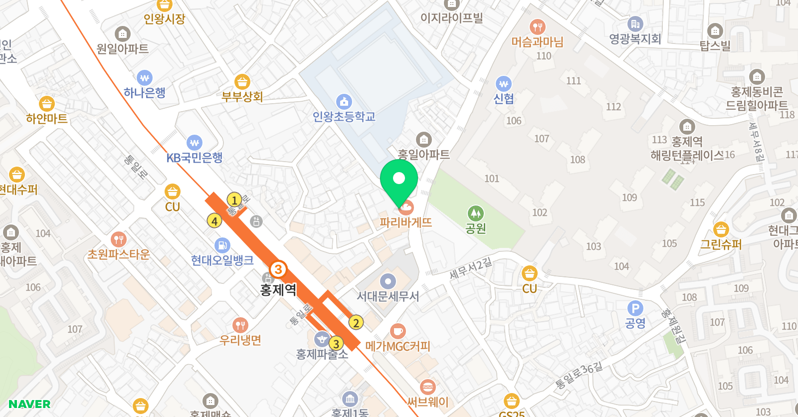 최상 학원 위치