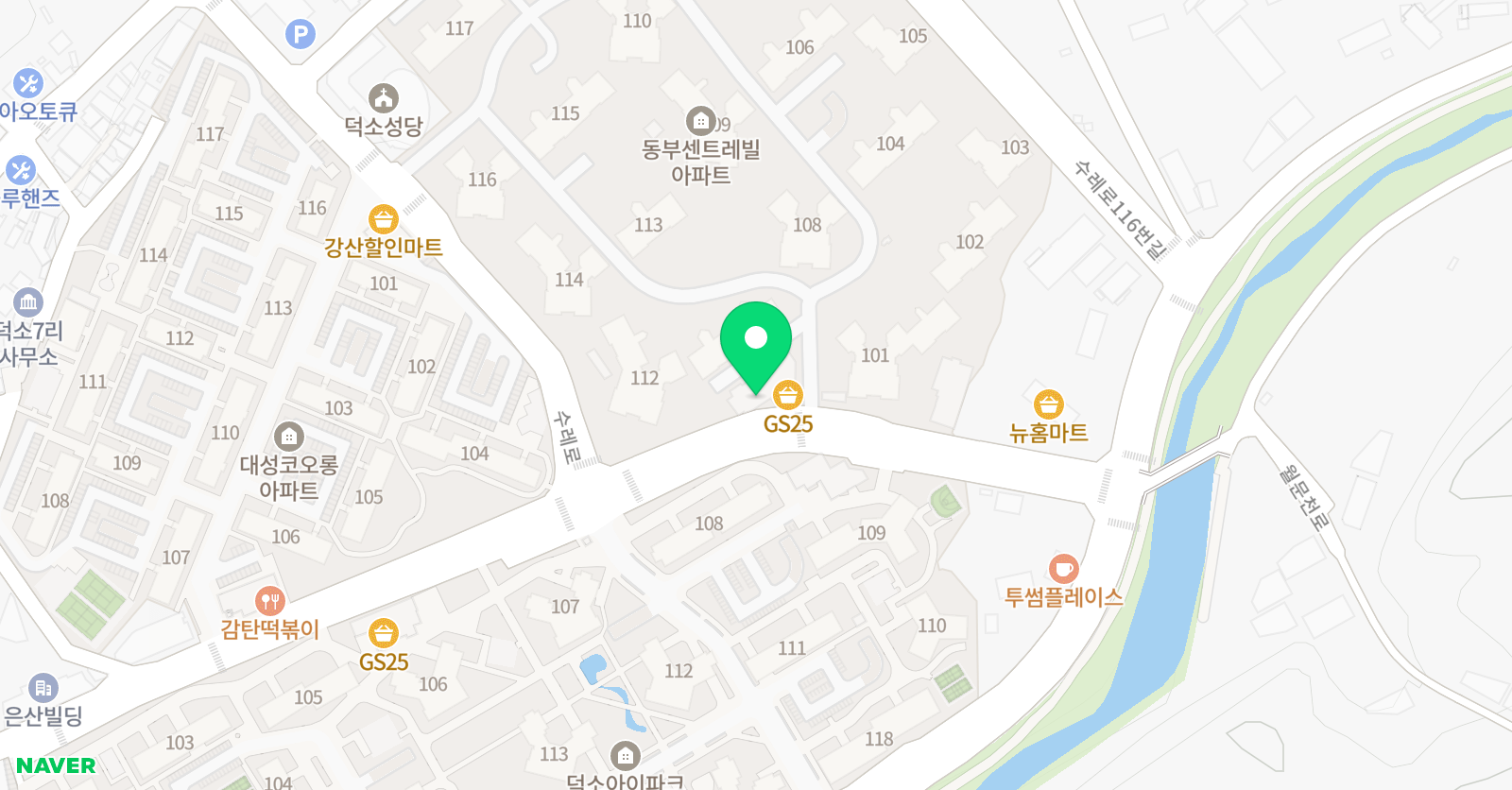 뮤엠 영어 덕소점 위치