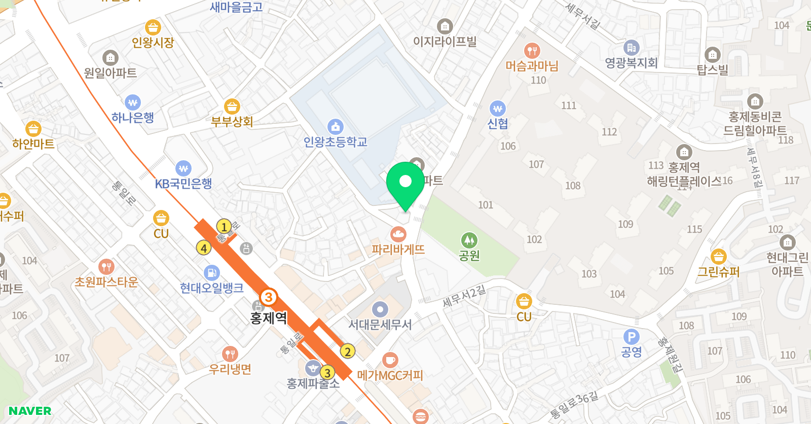 폴인 피아노음악학원 위치