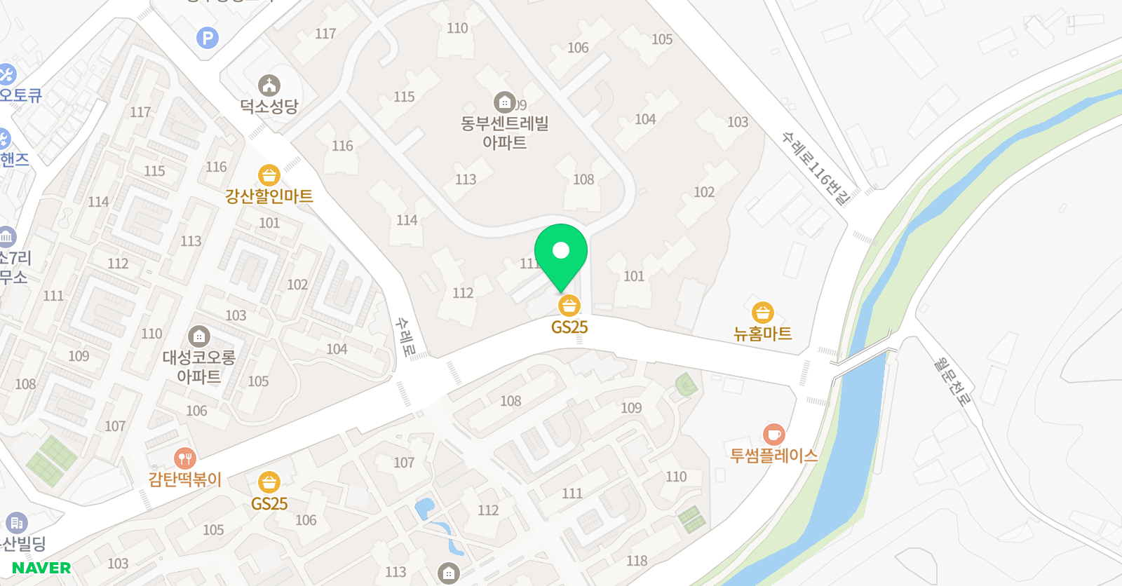 아이엠 수학학원 위치
