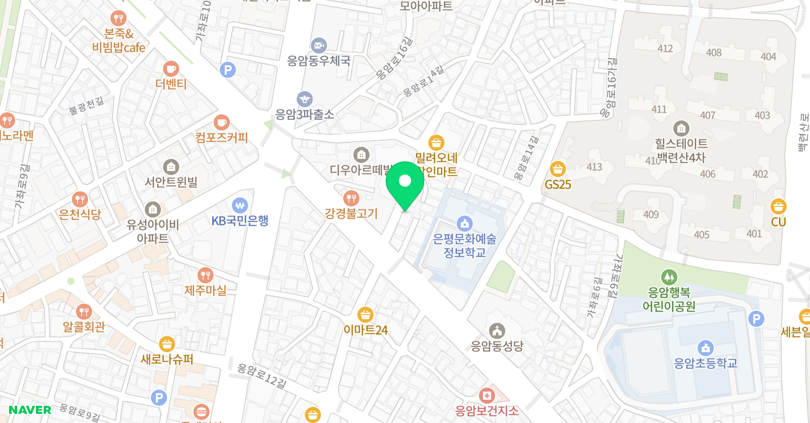 이룸 수학전문학원 위치