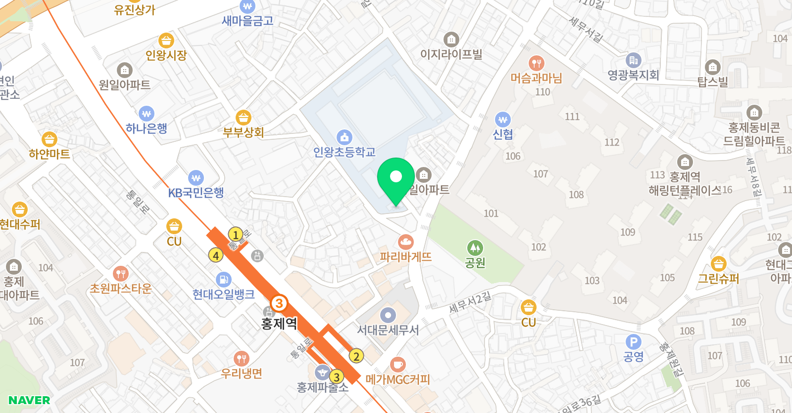소리숲 음악학원 위치