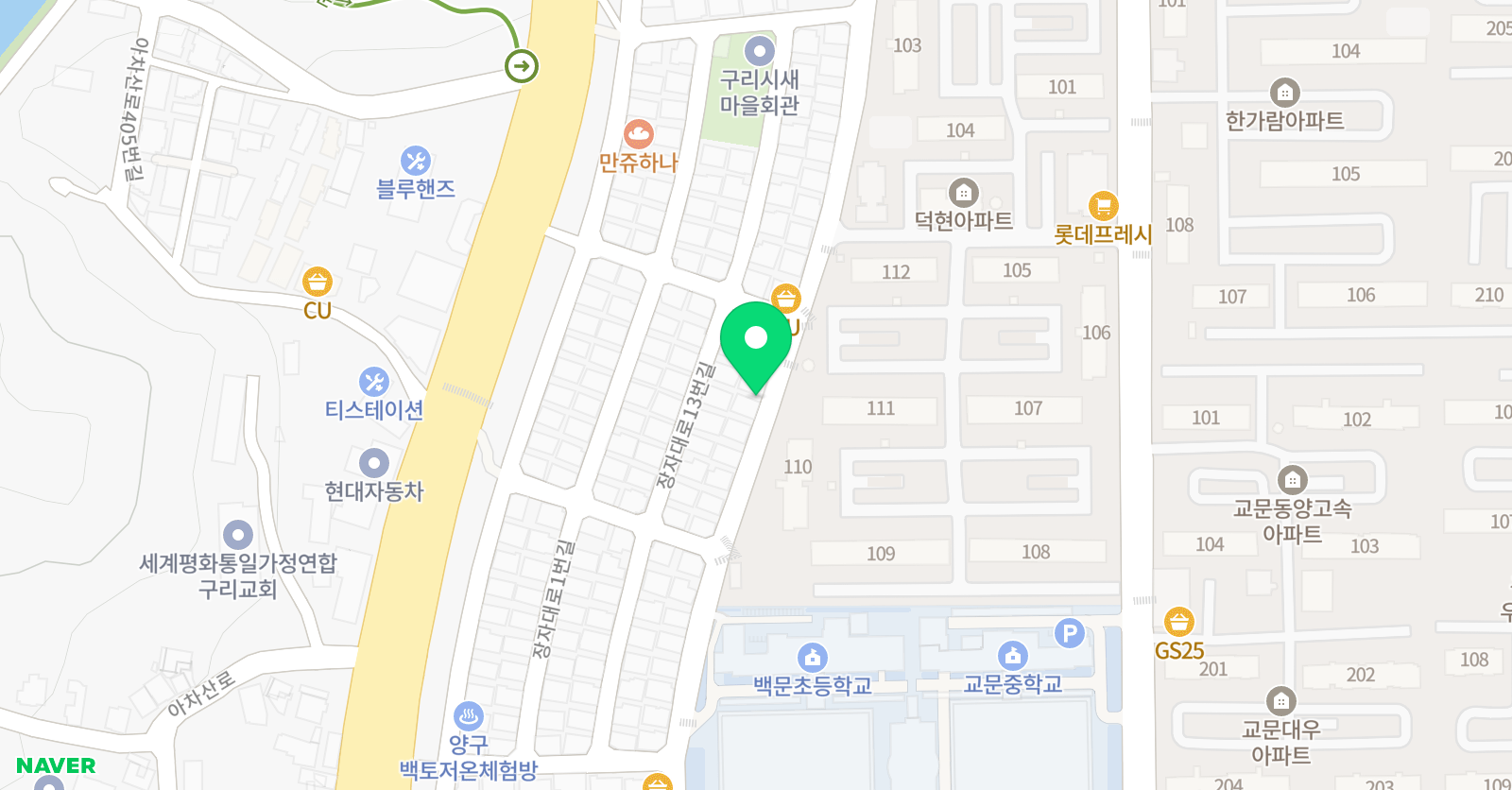 멘토 수학전문학원 위치