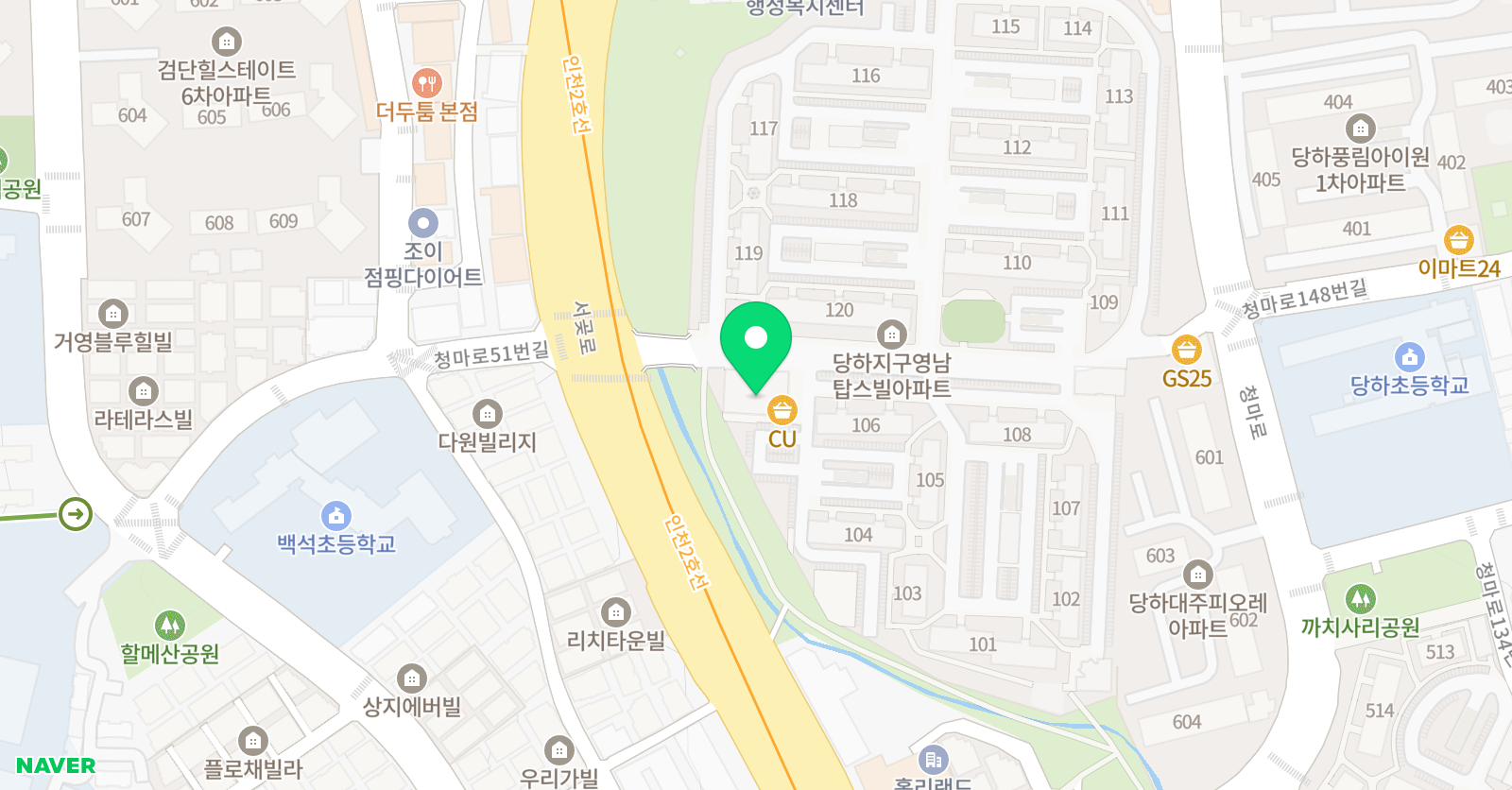 DK 종합체육관 위치