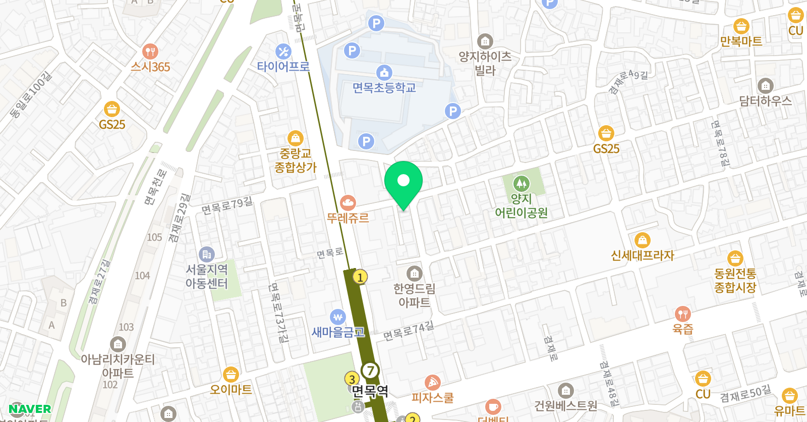 다래 미술교습소 위치