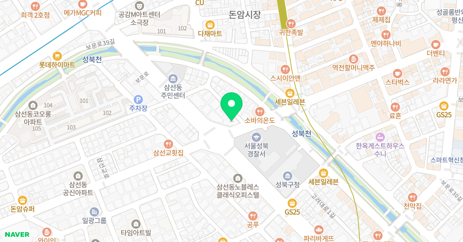 압구정정보강북수학학원 위치