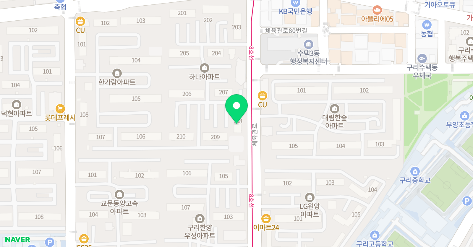 푸르넷 공부방 하나푸르넷 위치