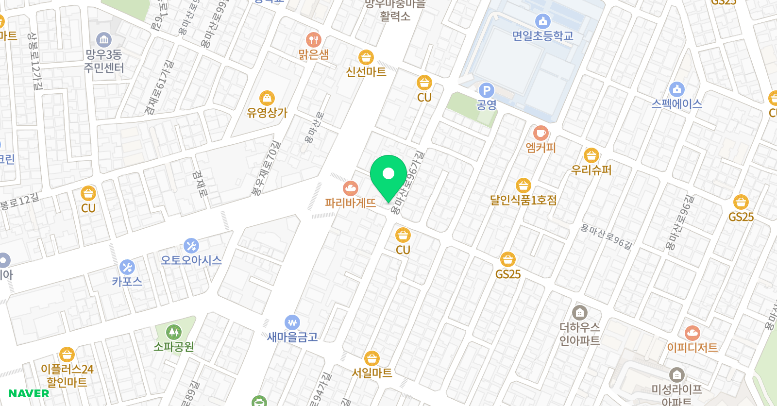 한아름 수학교습소 위치