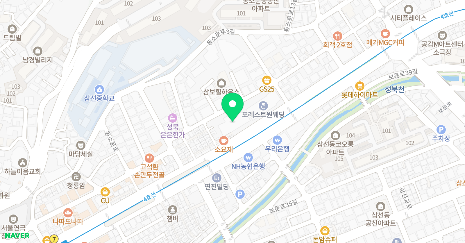 서강대학교 성북SLP 위치