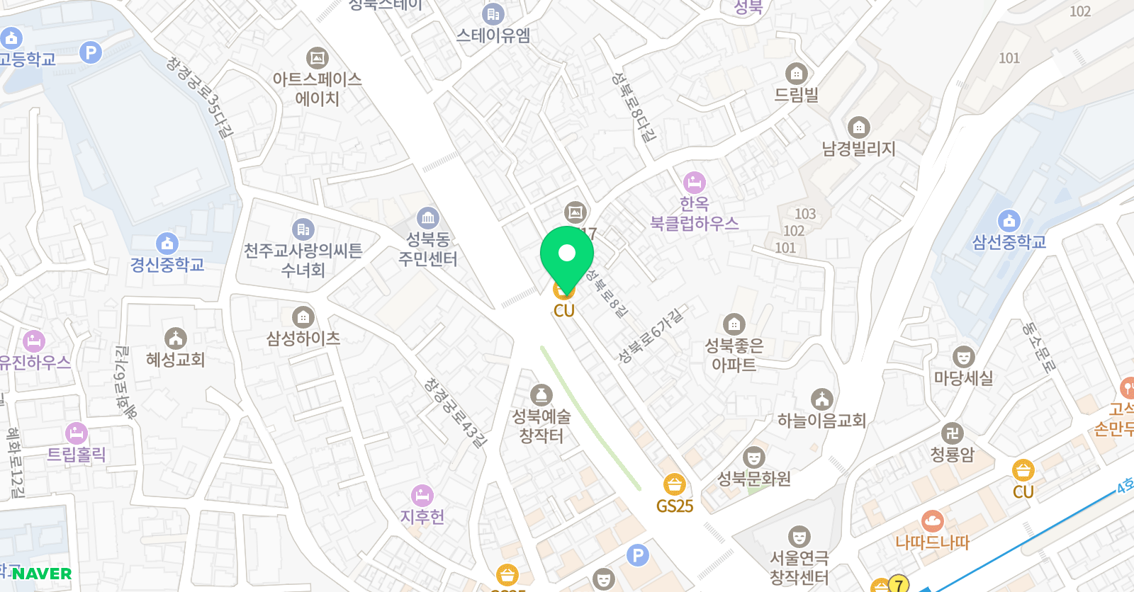 서정M 학원 위치