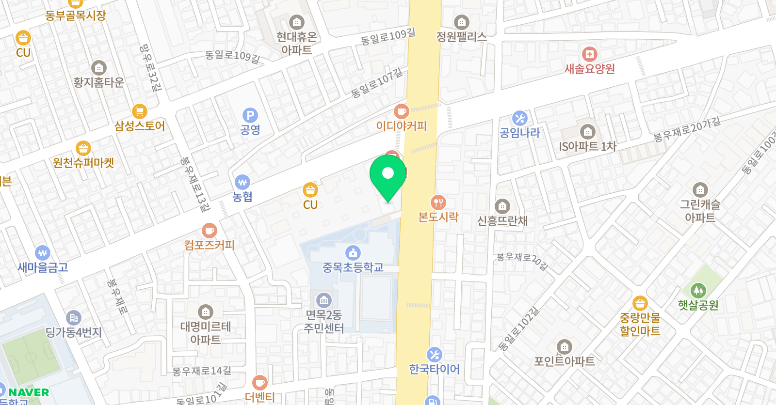 비이이 영어학원 위치