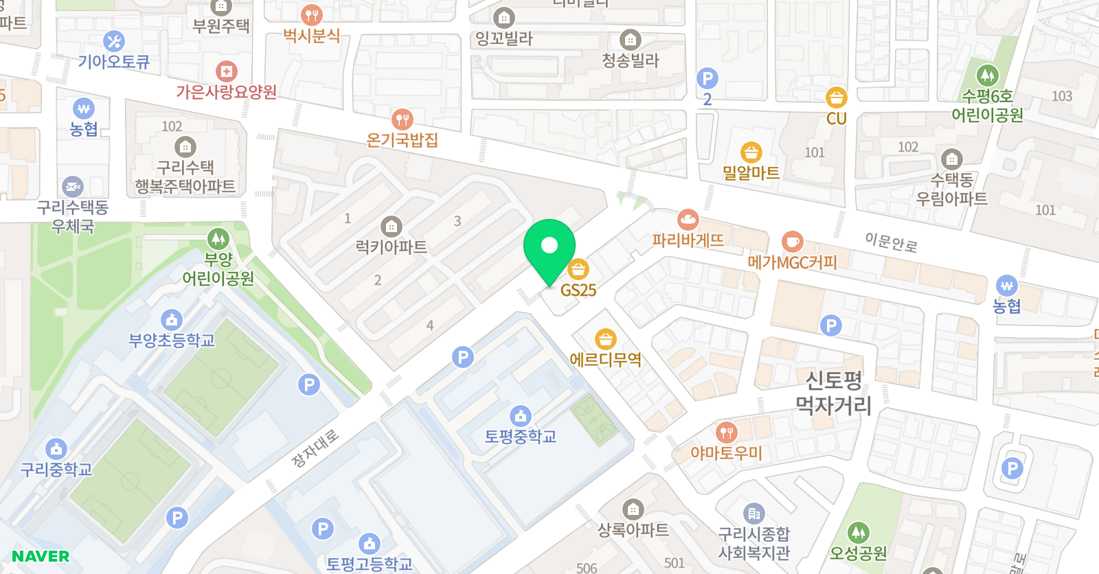 예피 아노음악학원 위치