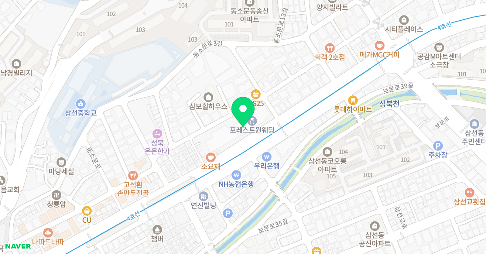 YBMECC 성북 위치