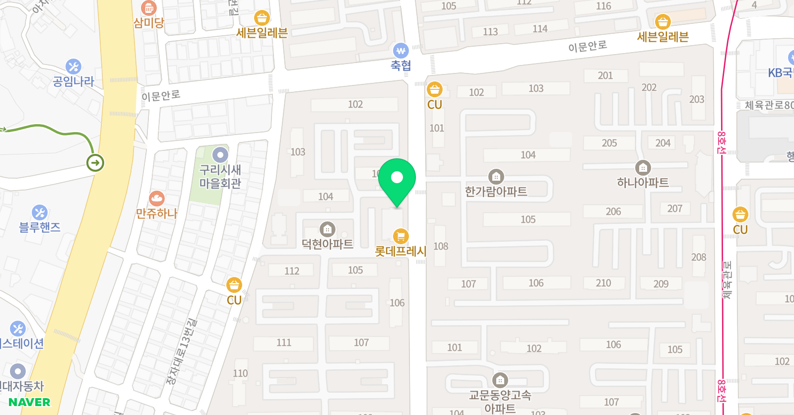 경희대 이레 태권도장 위치