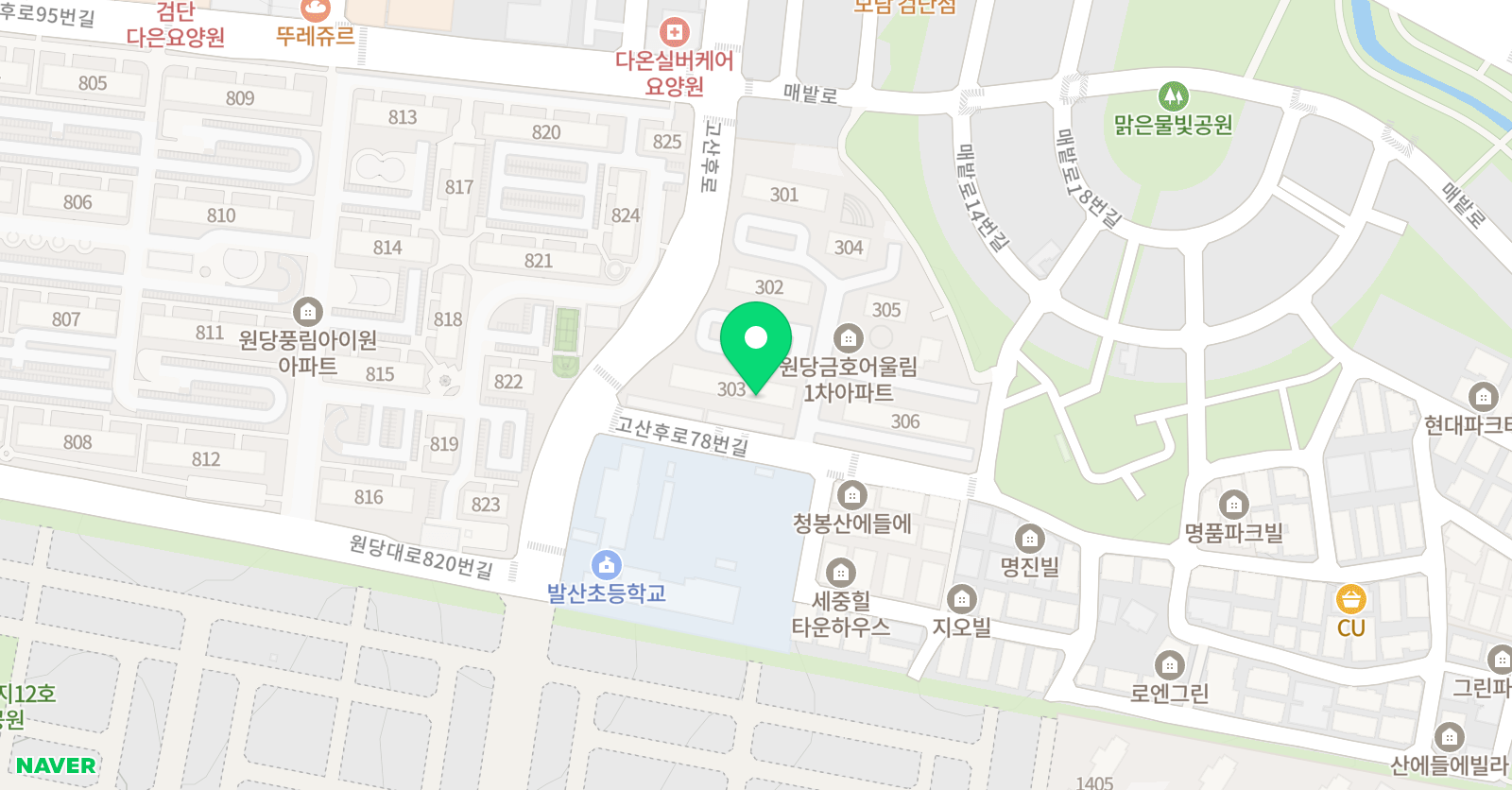 아소비 인천 원당금호1차점 위치