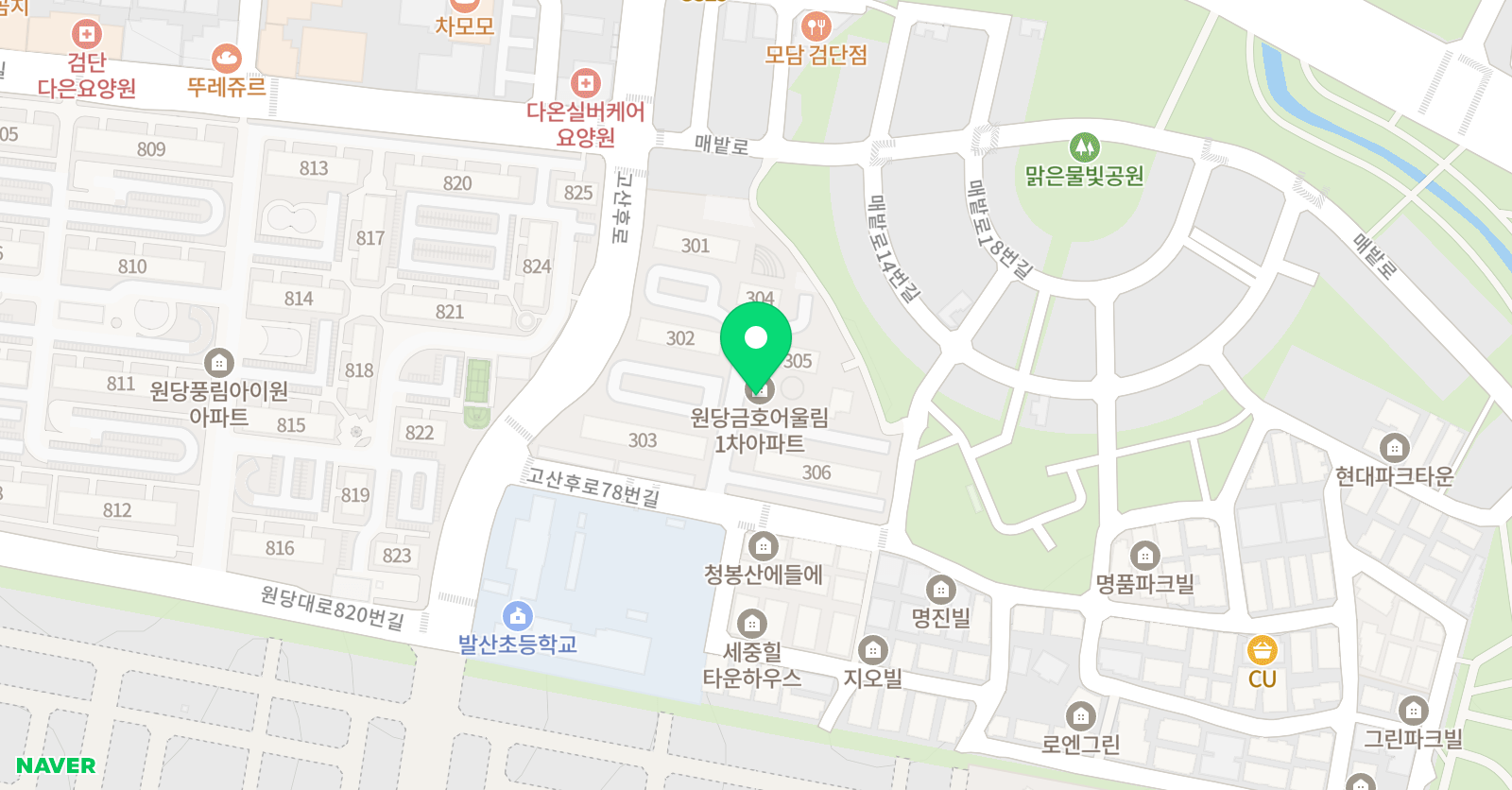 푸르넷 공부방 초이쌤 공부방 위치