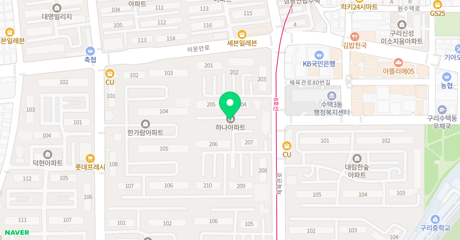 스토리엠 영어학원 위치
