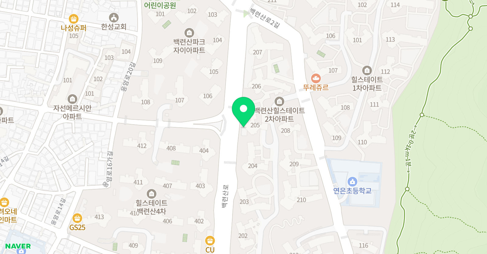 진선생 수학 위치