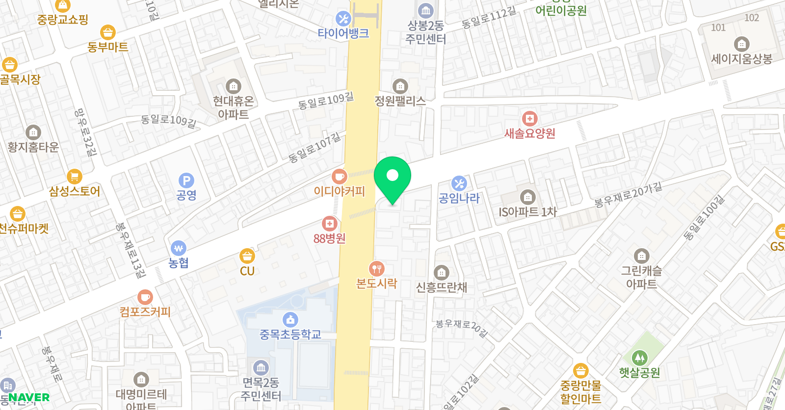 올림포스1대1코칭 학원 위치