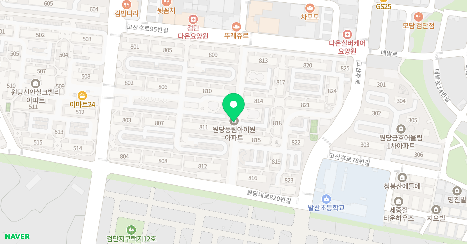 희작쌤의 독서논술교실 위치