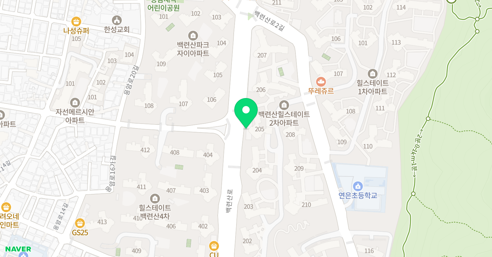 리딩와이즈 영어학원 위치