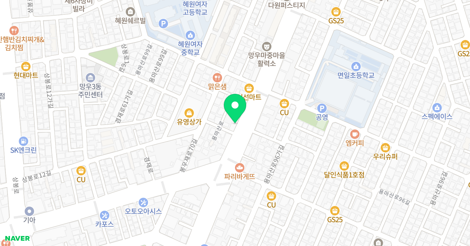 영재들의미술상자 중랑망우교육원 위치
