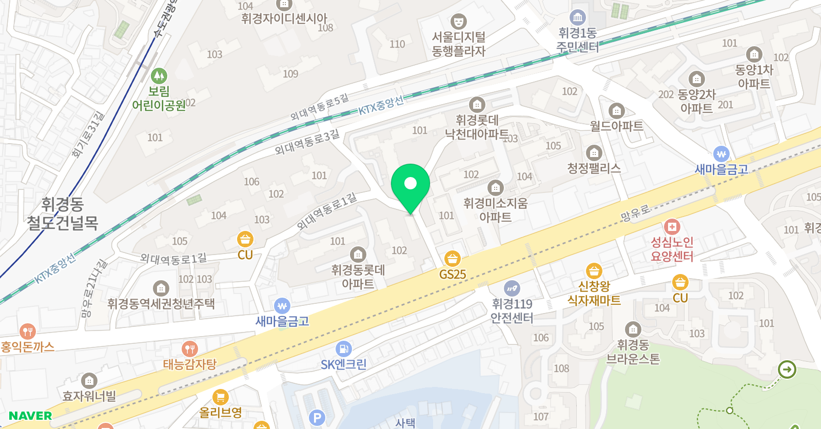 튼튼영어마스터클럽 영어교습소 위치